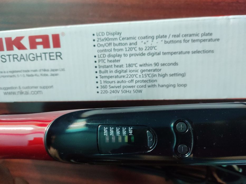 Выпрямитель для волос Nikai