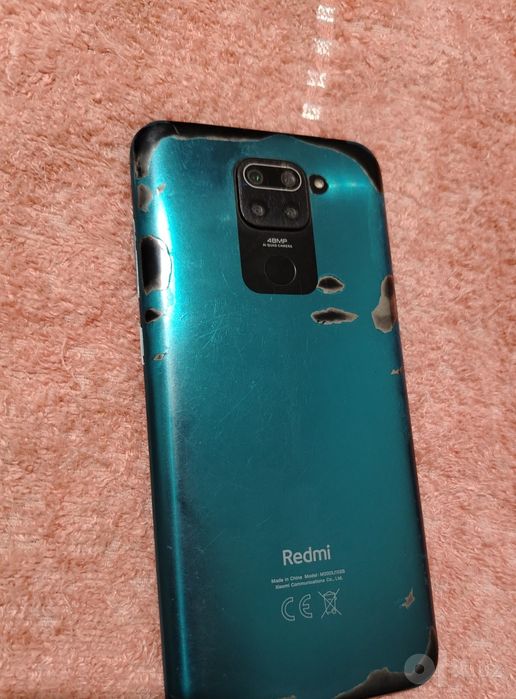 Redmi note 9, pamyat 64GB, orqasi qirilgan