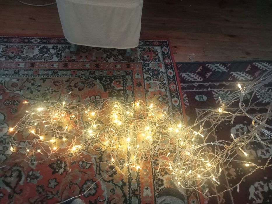 Гирлянды дождик состояние отличное