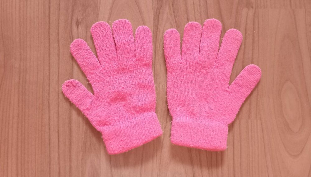 Перчатки шерстяные для девочки - 500 тенге