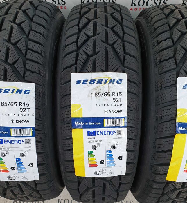Anvelope noi iarna m+s 185 65 15 Sebring ( by Michelin )