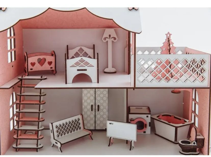 Дом для кукол для девочек