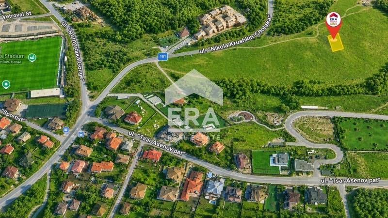 Парцел за продажба в село Бистрица в непосредствена близост до луксозн