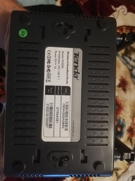 Router wireless, Wifi Tenda W308R. Nou!