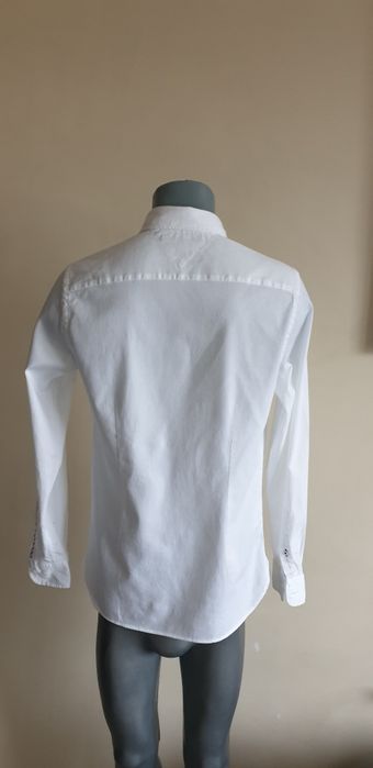 Tommy Hilfiger Pique Cotton Slim Fit / S НОВО! ОРИГИНАЛ! Мъжка Риза!