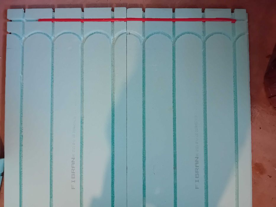 Подложка за водно подово отопление XPS