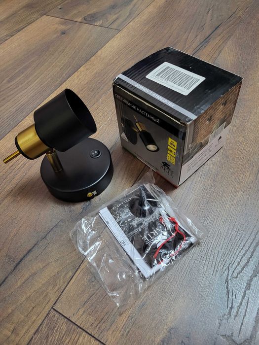 Светильник спот настенный Arte Lamp ALMACH A1906AP-1BK