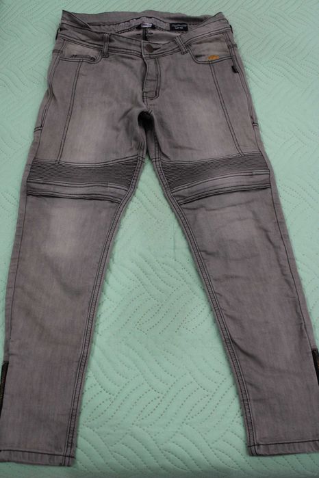 Дамски мото дънки TRILOBITE GREY