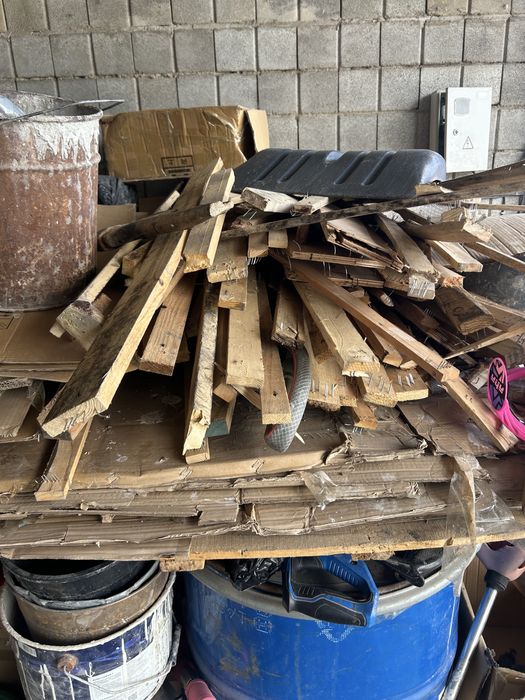 Дрова от упаковки