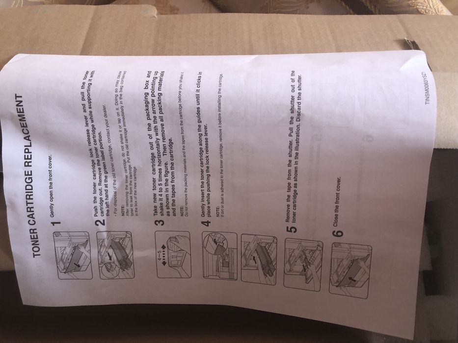 Toner cartuș imprimanta Sharp Ar -310T Original
