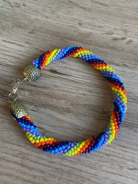 Сребърни обеци 925 с камъчета / гривна от маниста