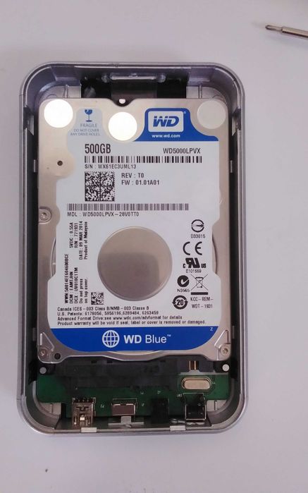 Внешний жёсткий диск  500 Гб