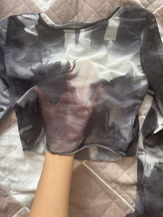 Полупрозрачный топ