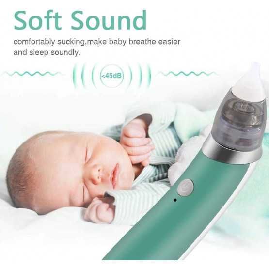 Безжичен уред, аспиратор за нос с вакум за секрет,сопол,бебе,деца