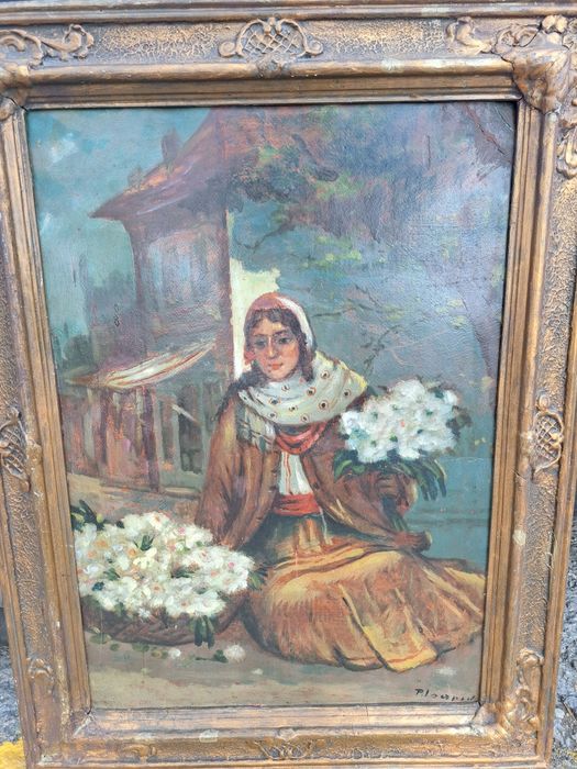 Pictura veche semnata