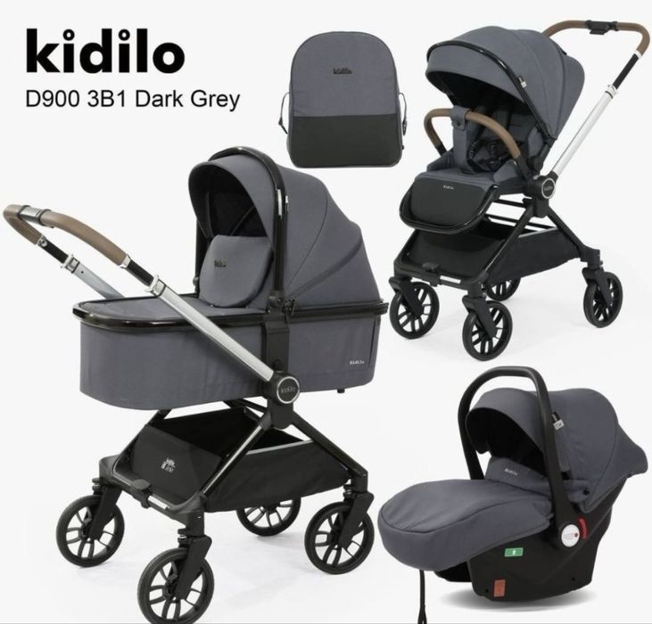 Коляска Kidilo D900 3в1