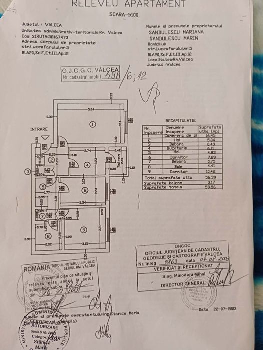 Apartament 3 camere Ostroveni Scoala Mihai Eminescu