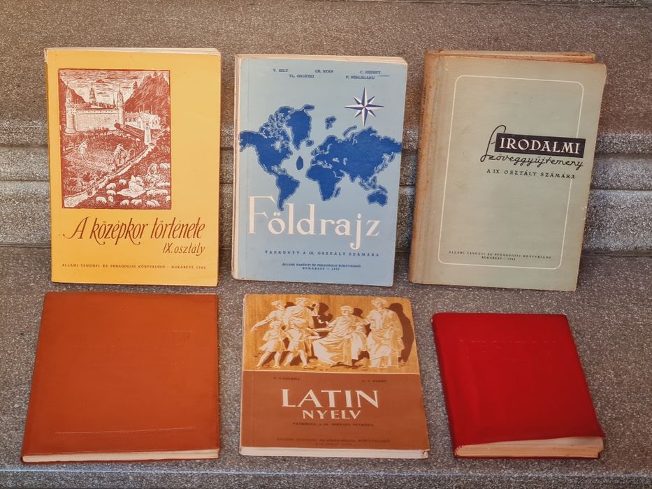 Manuale in limba maghiara,rare, cl V-XIIeditura Bucuresti anii 60