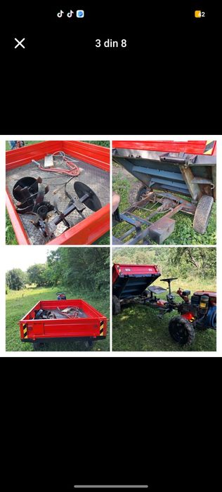 Motocultor 4x4 MB cu acte basculabil