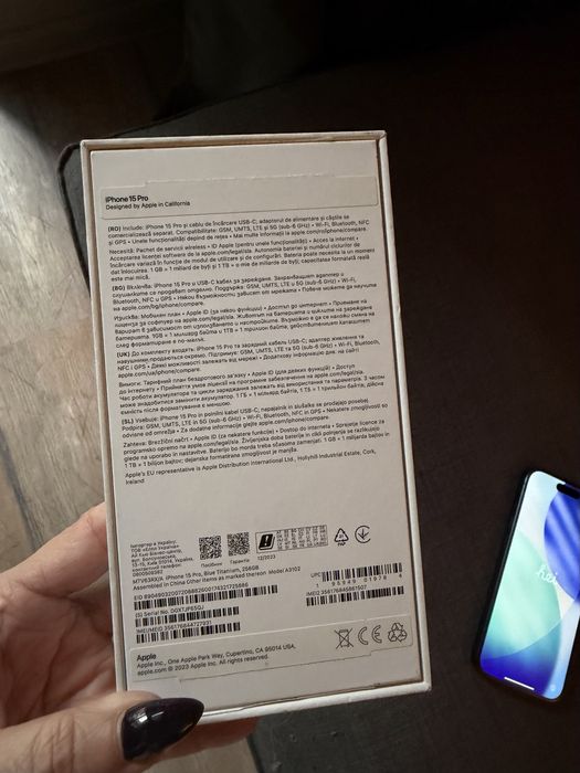 Iphone 15 pro 256 gb blue