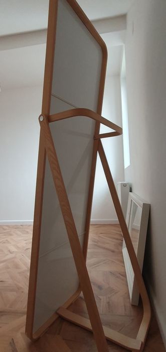 Oglindă cu suport, frasin, 52x167 cm, IKEA