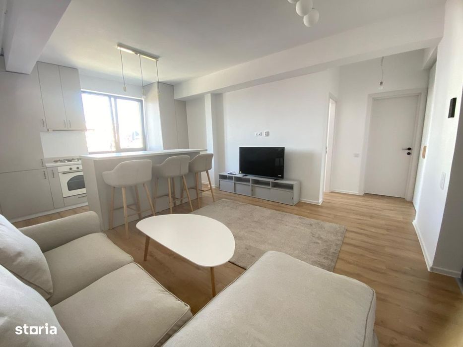 Apartament cu 2 camere, mobilat si utilat.