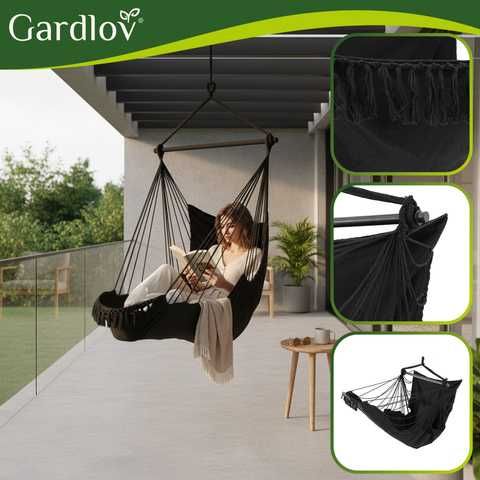 Хамак люлка / Висящ стол люлка за тераса / Висящ стол хамак - 2 цвята