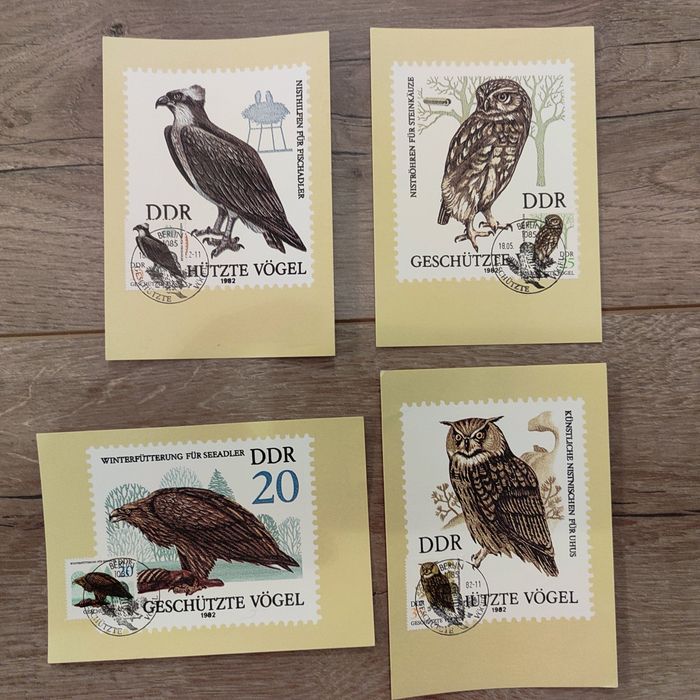 Timbre, maxicărți Germania (RDG)