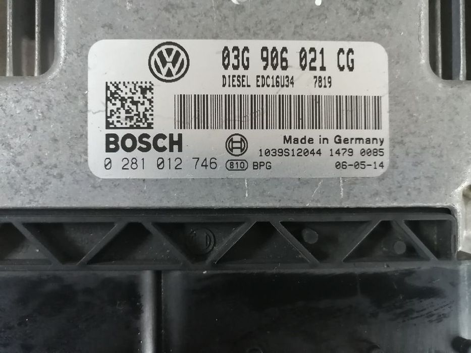 Calculator Motor ECU VW Caddy 1.9 Tdi 2005 2010