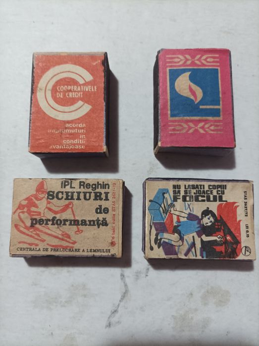 Chibrituri vechi - anii '50,'70,'80