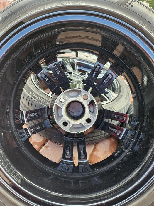 Jante aliaj + anvelope vară 4x108 R17