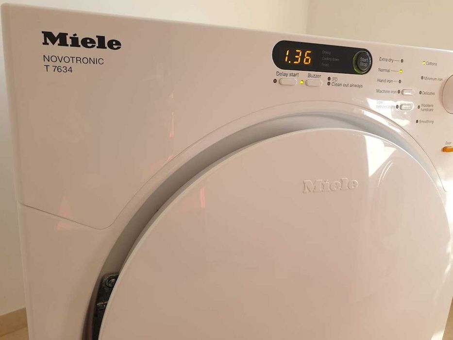 Сушилня Miele T7634 Novotronic 12м Гаранция Миеле Коминна Въздуховодна