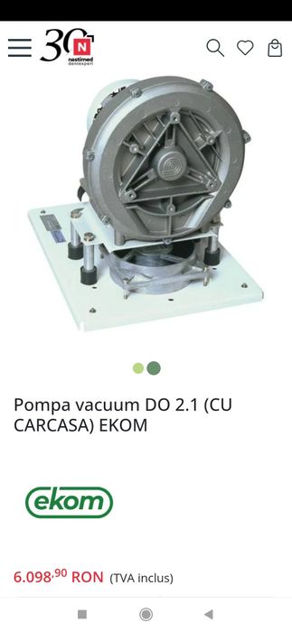 Pompa vacuum-vid