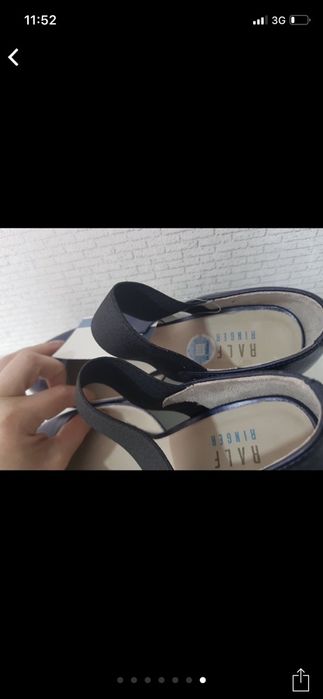 Туфли кожаные новые