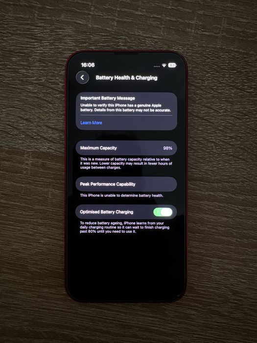 iPhone 13 mini 128GB PRODUCT(RED) neverlock + cablu