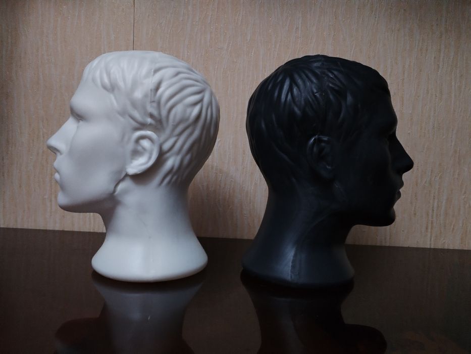 Манекен голова 2 цвета. Новые
