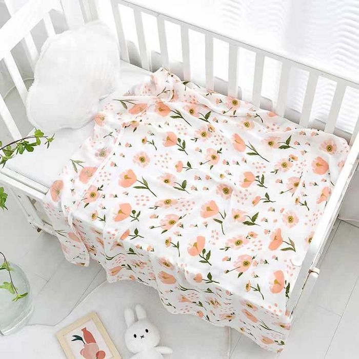 Детские муслиновые пеленки,2 слоя Bolaning muslin yo'rgaklar,2 qavatli