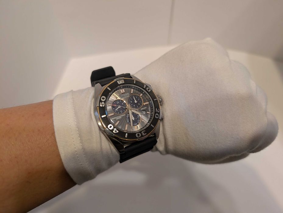 Промо! Citizen Signature Courageous BL5440 Solar Alarm Chrono часовник