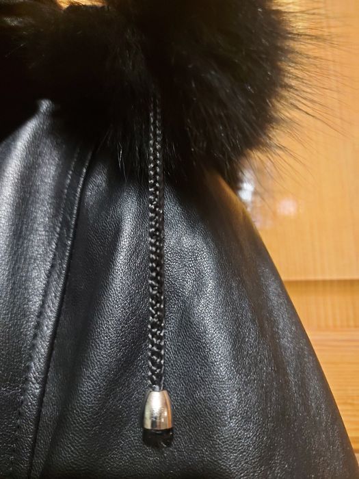 Кожена шуба от естествена кожа