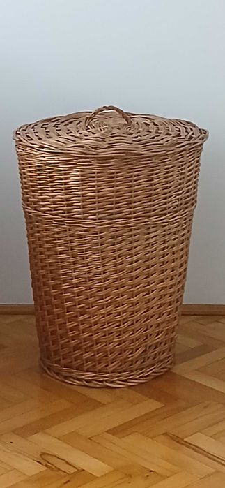 Coș de rufe / depozitare din răchită