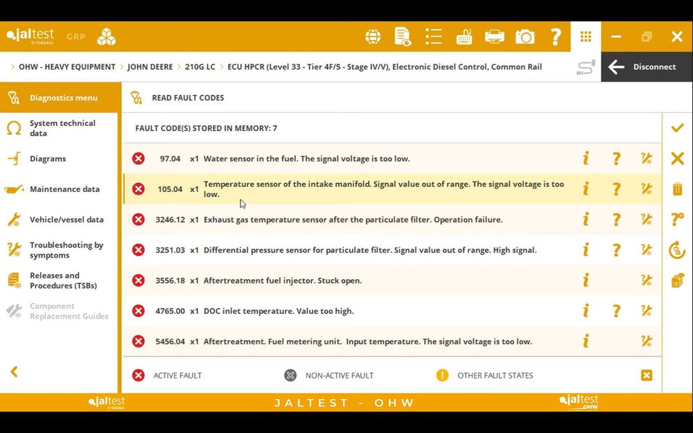 Diagnoza service utilaje constructii Komatsu Jcb Liebherr Volvo CAT