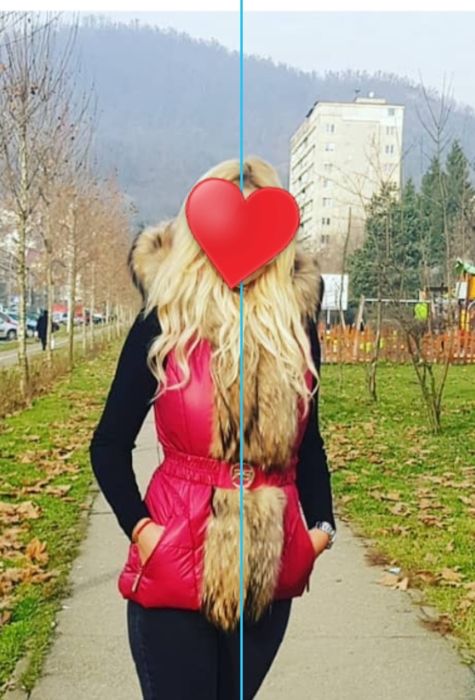 Vesta de blana calduroasa