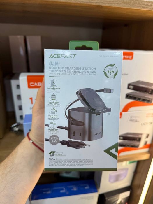 Зарядная станция ACEFAST GaN 80W