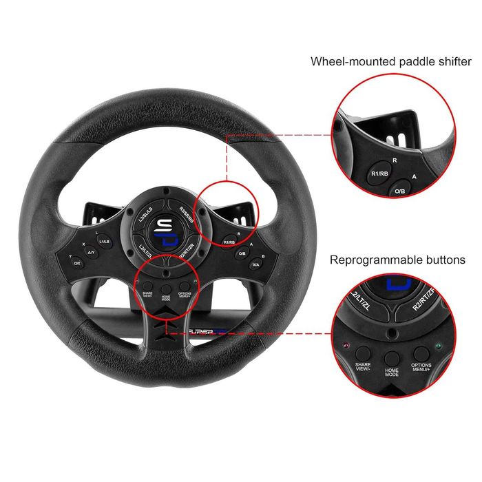 Волан Subsonic SuperDrive Racing Wheel SV 450 за PS3,PS4,Xbox,PC и NSW
