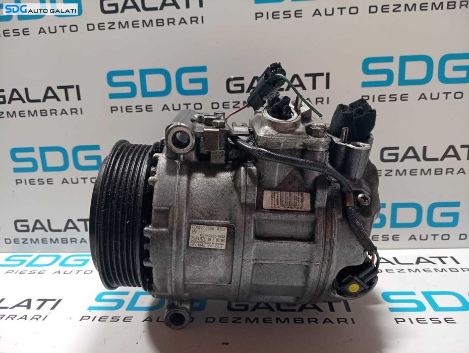 Compresor AC Aer Conditionat Clima Mercedes Clasa S Class W220 S320 3.2 CDI 1998 - 2005 Cod A0012301411 GE447220-9332 [2827]