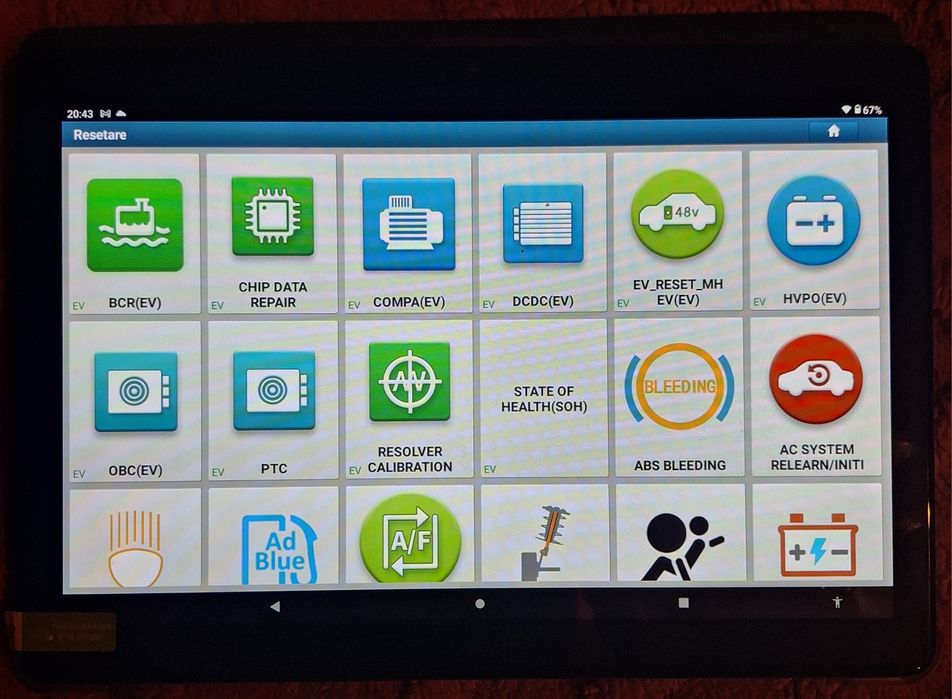 Tabletă cu soft Diagzone
