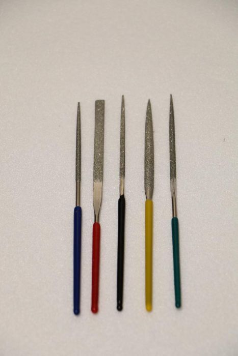 диамантени микро пили 5 бр., нови, немски, внос от Германия