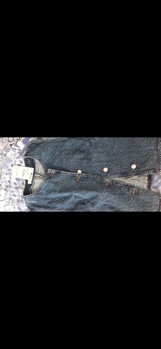 Zara дънков елек s размер