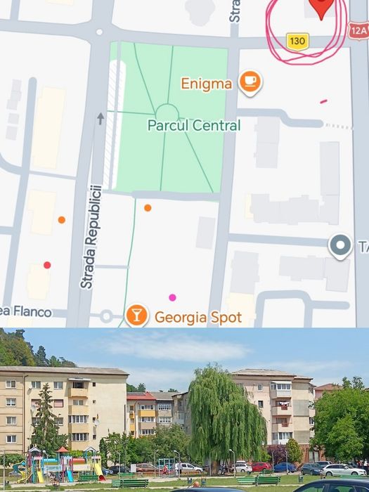 Garsoniera Comănești central , parter