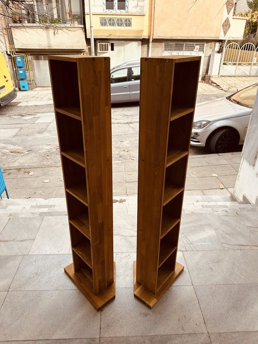 Две шведски  етажерки – масивен дъб, скандинавски стил